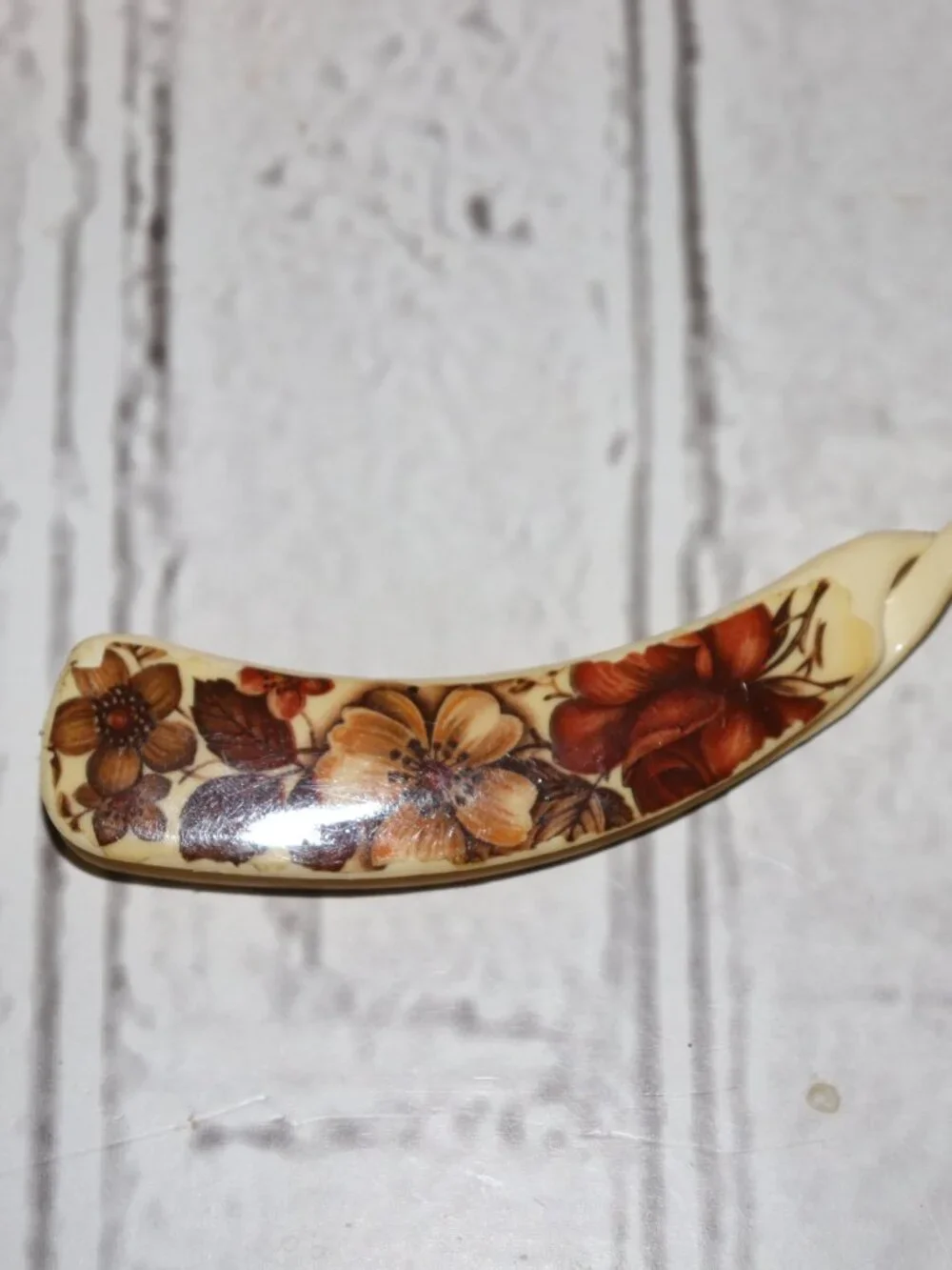 🌸 Vintage Floral Barrette Clip · 4